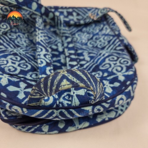 VERA BRADLEY Campus Tech Mochila Cartera de Trabajo Universitario AZULEJOS CUBANOS Azul - Imagen 9 de 18