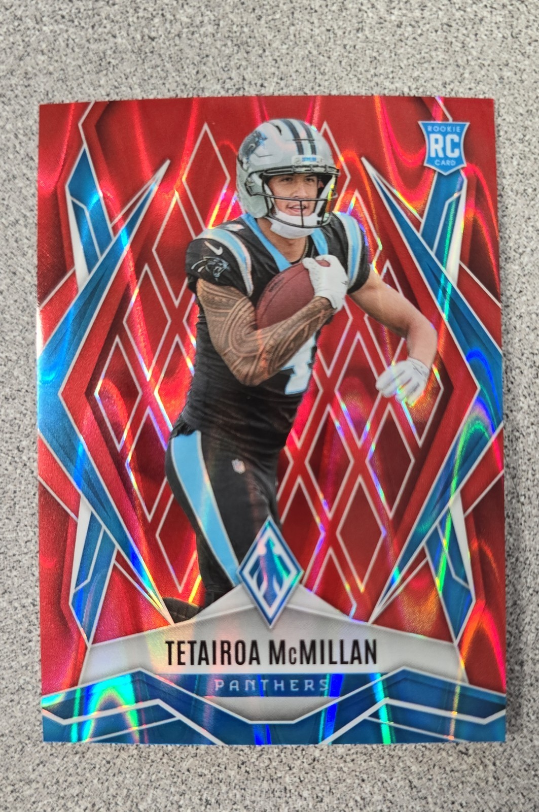2025 Panini Phoenix - Rookies Tetairoa McMillan #155 Red /99 (RC)