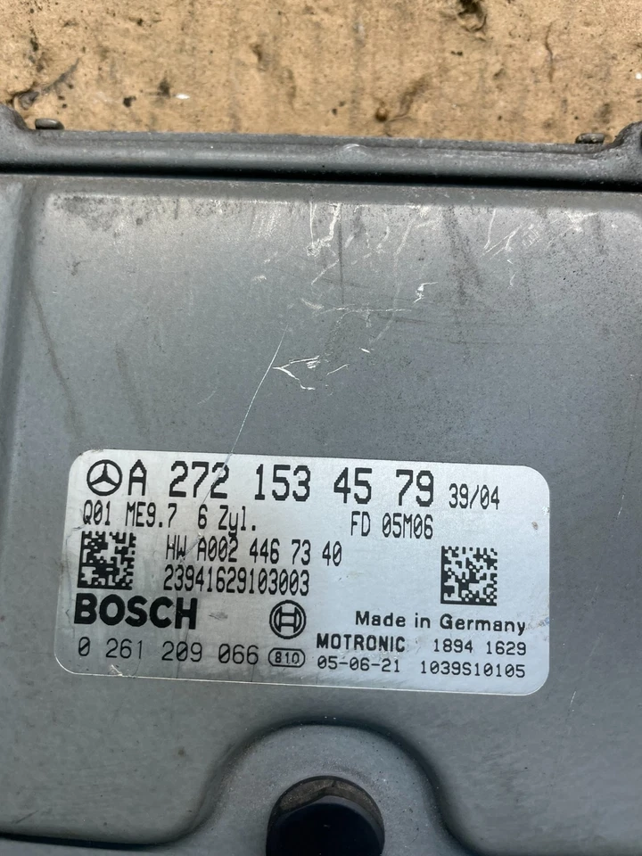 Блок управления двигателем ECU ECM 2005 2006 2007 Mercedes C280 от оригинального производителя u1982 DG - Изображение 4 из 4