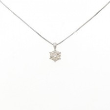Authentic PT900/PT850 Solitaire Diamond Necklace 0.929CT 260-007-875-2795