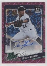 2023 Panini Donruss Pink Velocity Prizm 2/15 Daniel Espino #RPS-DE Auto 0c6