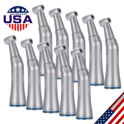 USA Dental low Speed Handpiece Inner Water Spray Contra Angle Push Button E-type