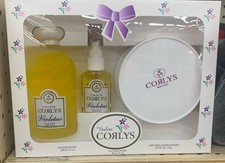 Corlys Violetas Cologne Splash Glass Bottle 8 oz Dusting Powder 3 oz Gift Set
