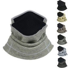 Winter Fleece Neck Warmer Face Mask for Men Women Cycling Ski Neck Gaiter Scarf