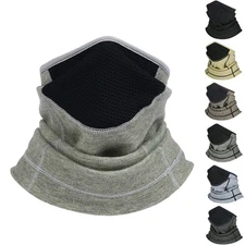 Winter Fleece Neck Warmer Face Mask for Men Women Cycling Ski Neck Gaiter Scarf