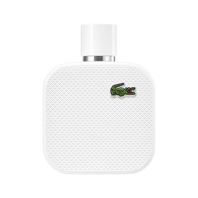 Lacoste L.12.12 Blanc Eau de toilette for Men - 3.3 Fl Oz (Pack of 1), Silver 