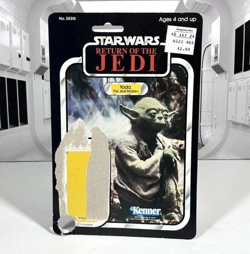 1983 Star Wars ROTJ Yoda Cardback Vintage