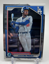 2024 Bowman Josue De Paula Chrome Prospect #BCP-12