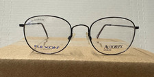 VTG Marchon Autoflex Flexon Steel Grey Silver Oversized 53-20-140 Eyeglass Frame