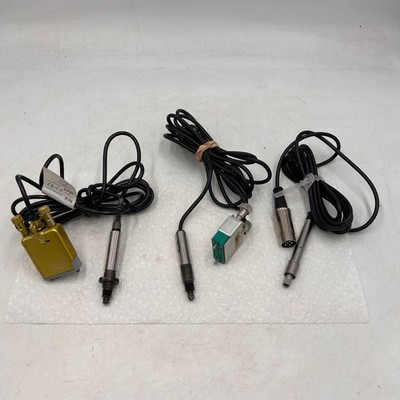 Lot of 1 Sheffield & 2 Bendix LVDT Linear Displacement Probes Sensors Calibrate