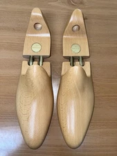 JOHN LOBB HARDWOOD LASTED TWIN TUBE SHOE TREES SZ 12D