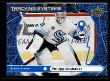 2025-26 Upper Deck Series 1 Tracking Systems Speckle #TS-12 Philipp Grubauer