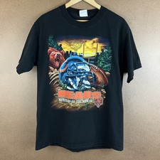 VTG Y2K NFL Chicago Bears Monsters of the Midway Graphic T-Shirt Black M