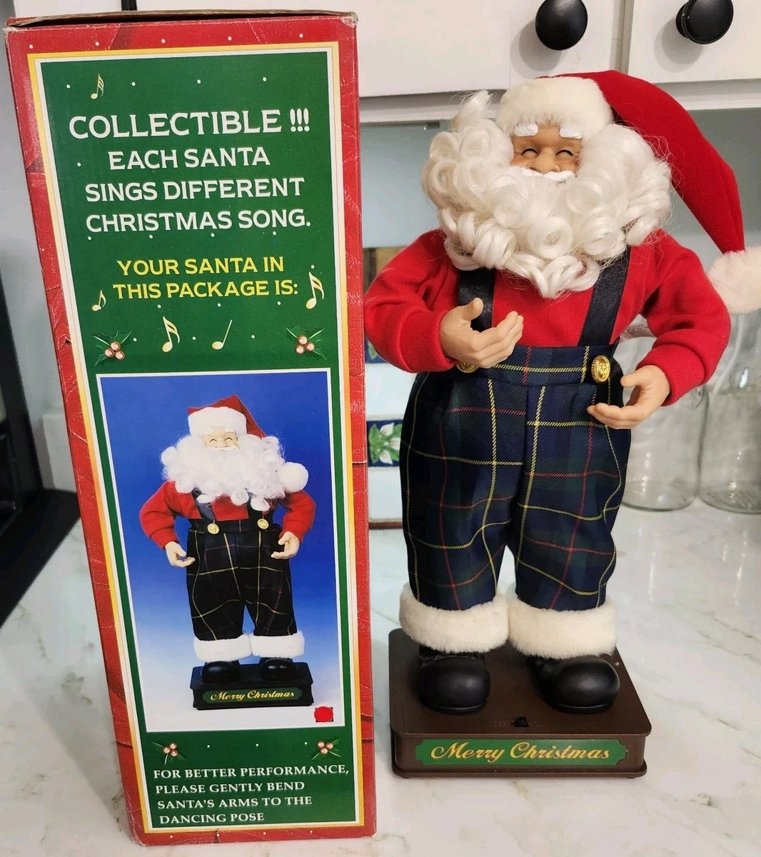 Musical Dancing Santa In Santa Figures (1946-1990) for sale | eBay