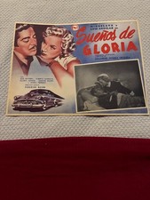 MIROSLAVA , LUIS AGUILAR, , ORIGINAL  MEXICAN LOBBY CARD,  FILM SUENOS DE GLORIA