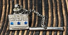 General Motors BOC Employee Service Award Tie Pin 1/10 10K White Gold