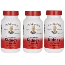 Christopher's Original Formulas Kidney Formula 100 vcaps (Pack of 3)
