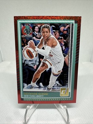 2025 Donruss WNBA #8 Natasha Cloud Red Lava #/399