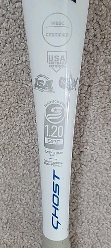 Easton Ghost FP22GHY11 Mazza da softball Fastpitch 26/15 -11 canna oro bianco 2 1/4" - Foto 4 di 6