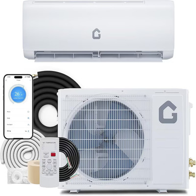 Garvee 9,000 BTU Mini Split Air Conditioner & Heater: WiFi, 17 SEER2, 230V (550)