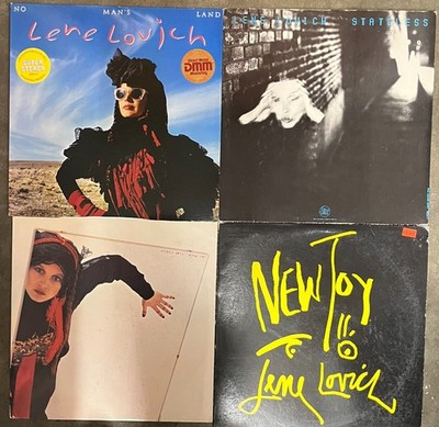 LENE LOVICH VINYL LOT - NEW TOY/NO MAN'S LAND/STATELESS/SAY WHEN lp stiff record