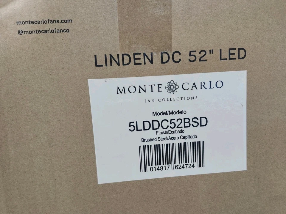 Monte Carlo Fan Collections Linden DC Brushed Steel - Image 4 of 4