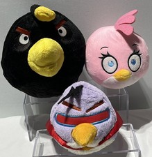 Angry Birds Plush Toy Factory Black Bomb Stella Space Lazer Laser Stuffed Lot