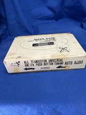 NOS Vintage Sears Roebuck 564-626410 AM FM Car Transistor Auto Radio New in box