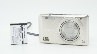 OLYMPUS VG 145 Gold Compact Digital Camera 5x Wide Zoom Tested Working Condition