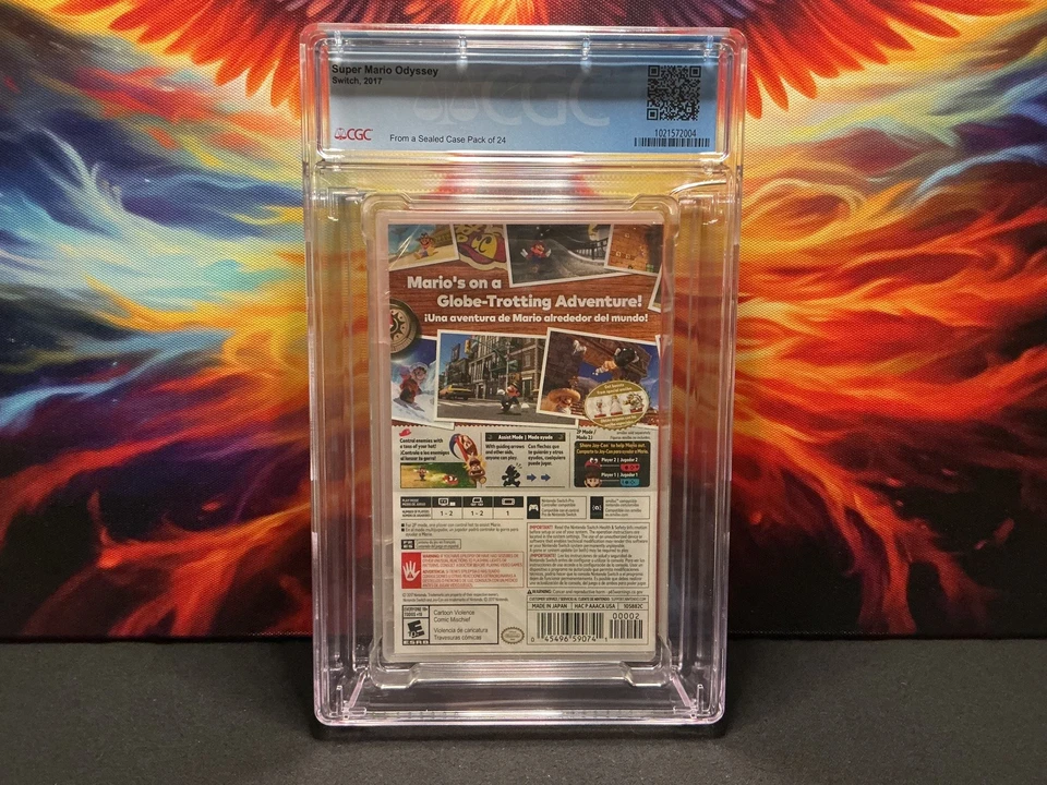 Super Mario Odyssey Switch 2017 New Sealed CGC 9.8 A++ Not WATA VGA 🐦‍🔥 - Image 2 of 2