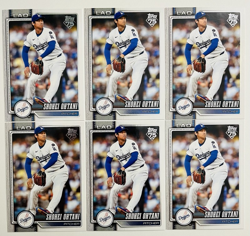 2026 Topps Series 2 Baseball - Shohei Ohtani #500 Lot Of 6 Cards Dodgers