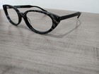 Corinne McCormack Frames Only no Lenses Cat Eye Diana Black and Silver  — photo 3