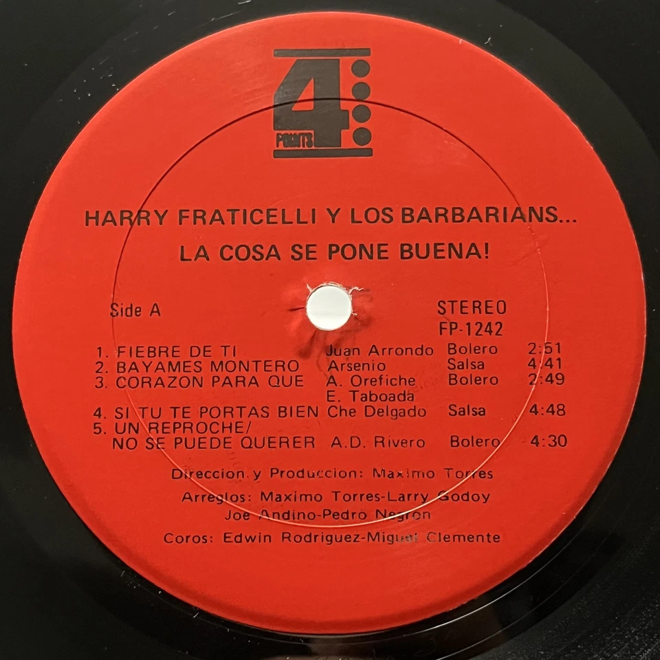 Latin Harry Fraticelli & Los Barbarians - La Cosa Se Pone Buena! 4 Points - Image 3 of 4
