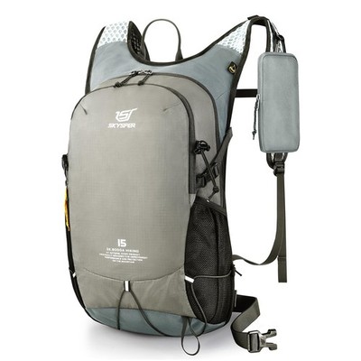 15L Wanderrucksack Leichter Rucksack Wandern für Herren  Damen, Kleiner Tages...