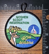 Goshen Scout Reservation 40th Season NCAC Boy Scout Camp Patch