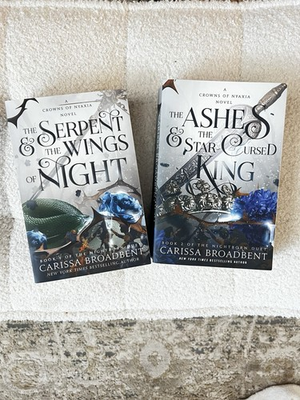 #ad Crowns of Nyaxia by Carissa Broadbent: Serpent amp; Wings Ashes amp; Star Cursed Kin… $20.00