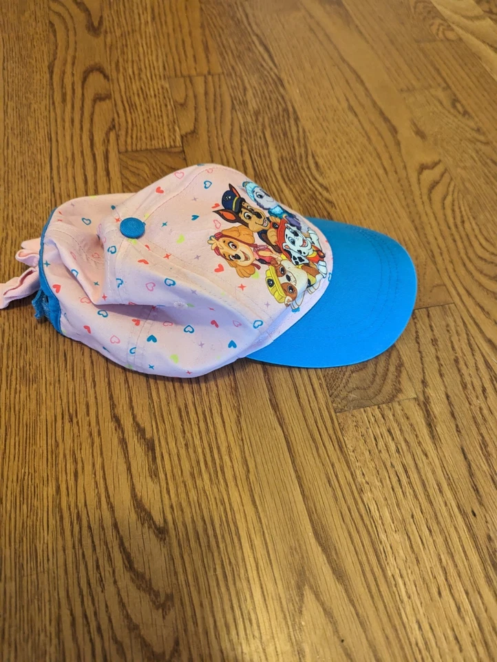 Paw Patrol Hat Light Pink Toddler Nickelodeon Characters Adjustable Size Cap  - Imagem 2 de 4
