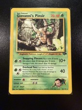 Giovanni's Pinsir 24/132 Gym Challenge Pokemon Card