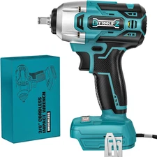Cordless Impact Wrench Compatible with Makita 18V Battery: 250Ft-Lbs(340N.M) 3/8