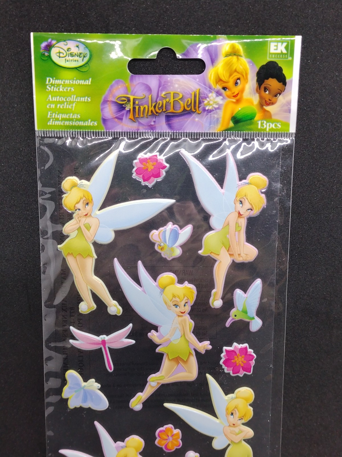 EK Success Disney Tinkerbell Dimensional Sticker Sheet 13PC