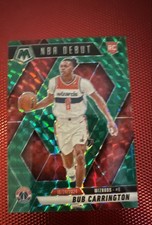 2024-25 Panini Mosaic - Rookies Bub Carrington #206 Green Mosaic Prizm (RC)