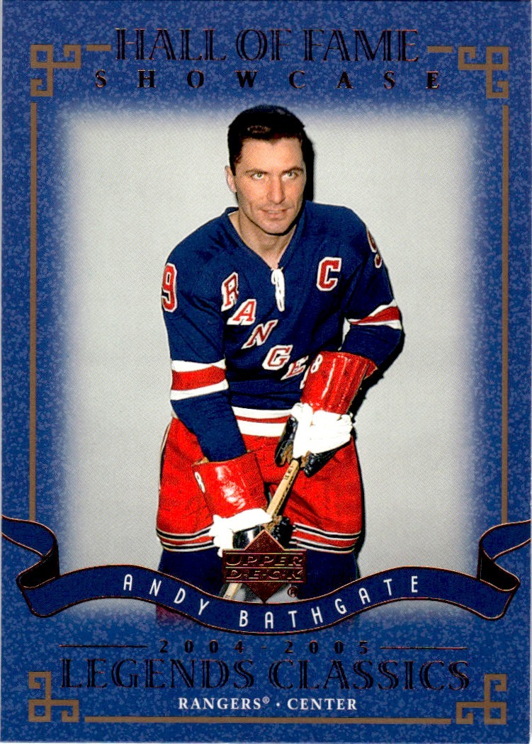 2004-05 Upper Deck Legends Classics Andy Bathgate New York Rangers #89