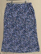 Christopher Banks Straight Pencil Skirt Multicolor Floral Women Size 10 Spring
