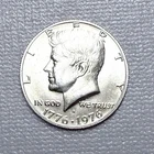 1976 S Kennedy Half Dollar ~Dual dated 1776-1976 Bicentennial UNC ~40% Silver