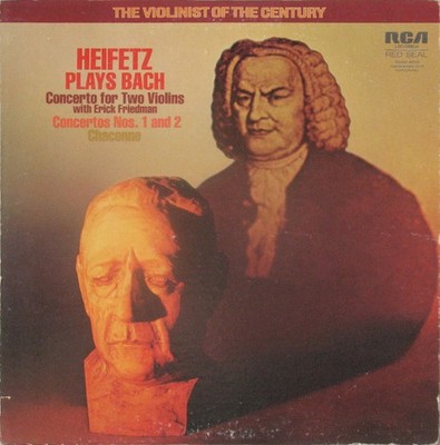 Jascha Heifetz Plays Johann Sebastian Bach, Concerto For Two Violins, Concertos 