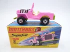 VINTAGE MATCHBOX SUPERFAST No.2e JEEP HOT ROD IN ORIGINAL BOX 1971