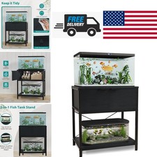 Stylish Fish Tank Stand for 20 to 29 Gallon Aquariums with High Weight Capacity