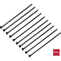Tru Components TC-12814140 Kabelbinder 140 Mm 3.6 Mm Schwarz Mit Metallzunge...