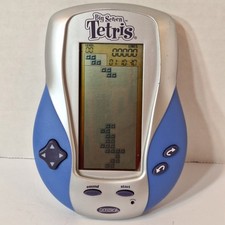 Vtg 2002 Radica Big Screen Tetris Handheld Electronic Game LCD TESTED WORKS