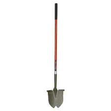 Garden Shovel XL Round Head 57 Inch Heavy Duty Root Slayer Digging Carbon Steel